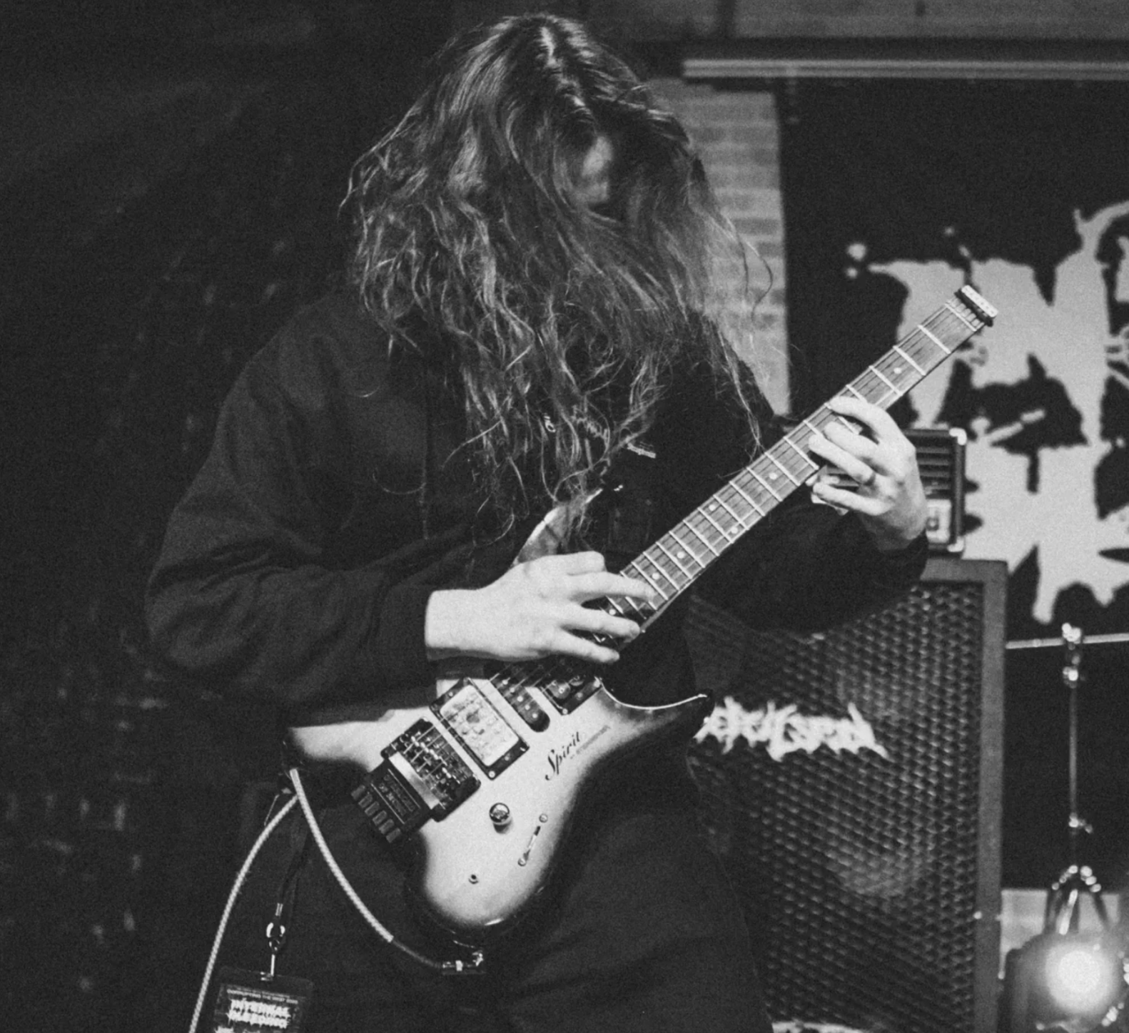 Guitarist Miko performing live in Dallas, Texas in 2020.